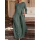 solid color temperament dress HF2208-04-03