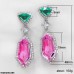 TEDH290 CSH Trillion Teardrop Earrings