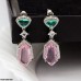 TEDH290 CSH Trillion Teardrop Earrings