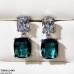 TEDH311 CSH Double Cushion Drop Earrings