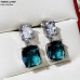 TEDH311 CSH Double Cushion Drop Earrings